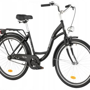 Rower miejski INDIANA Moena S1B 26 cali damski Czarny